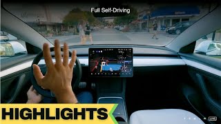 Tesla AI Day | FSD Beta Demo