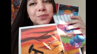 Copic Marker September Set Review and Speed Drawing