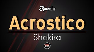 Shakira - Acróstico Karaoke