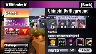 Shinobi Battleground [Insane] | Anime World Tower Defense | 애니메 월드 타워 디펜스 시노비배틀그라운드|토비레이드|오비토레이드