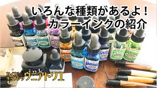 インクの紹介「ペン画用具説明」[color ink]