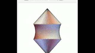 Cube and Hyperboloid