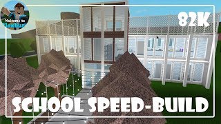 Roblox School Speed Build Bloxburg - roblox bloxburg school