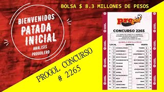 PROGOL # 2265 🖊️☘️⚽⚽⏳💰💰