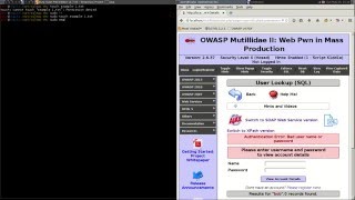 OWASP Multidae 2 Tutorials - 2013 - SQL Injection - Extra Data - User Info Part 1