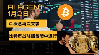 比特币国家战略储备暗中开始，AI agent会成为牛市的叙事吗？