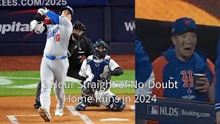 1 Hour Straight of No Doubt Home Runs in 2024