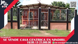 Super Ganga - Vendo - Casa - Inmueble - Propiedad en Nindiri - Masaya (Cod: VC-48)