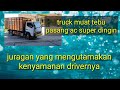 pemasangan ac super dingin pada truck canter muatan tebu