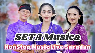 NONSTOP SETA MUSICA LIVE PERNIKAHAN ANDRE - ANGGUN SARADAN || VELOVE AUDIO || ABICOM VIDEO STREAMING