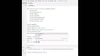 Make a Rainbow using Python | LEARN WITH LIKI | #python #rainbow #programming #coding
