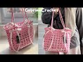 Crochet Shoulder Bag For Beginner // Tas Rajut Bahu Motif Lucu & Terbaru Pakai Polygeb