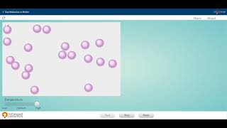 Gas Molecules in Motion