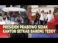 Presiden Prabowo Sidak Kantor Sekretariat Kabinet hingga Disopiri Seskab Mayor Teddy