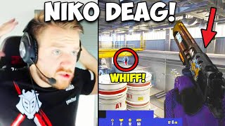 NIKO'S DEAGLE IS BACK AGAIN?! KENNYS 0.001S REACTIONS! CSGO Twitch Clips