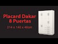 INSTRUCTIVO DE ARMADO - PLACARD DAKAR 8 PUERTAS - MOSCONI