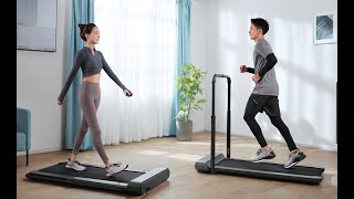 PowerMax Fitness - JogPad-5 Smart Walk & Jog, Double Fold Treadmill with Remote Control