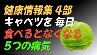 [健康情報集4部] キャベツを毎日食べるとなくなる5つの病気