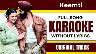 Keemti - Karaoke Full Song | Without Lyrics