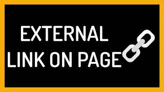 Adding a Clickable Link to an External Webpage within a Page in Blackboard