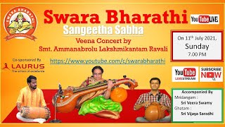 Veena concert by  Smt. Ammanabrolu Lakshmikantam Ravali