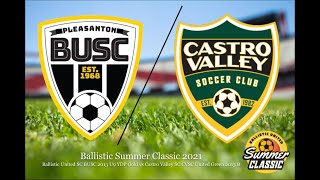 Ballistic Summer Classic 2021 - BUSC 2013 U9 YDP Gold vs CVSC United Green 2013 B - August 7, 2021