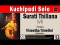 Kuchipudi Solo Part -4 || Surati Thillana (4/4) || || Tarakeshwara Foundation || Mybhaktitv