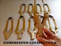 new gamekeeper range of catapults slingshots shooting hunting