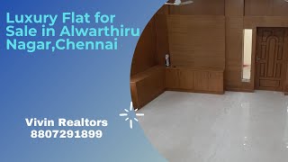 3BHK Residential Flat for sale in #AlwarthiruNagar,#Chennai,#Virugambakkam,#flatsforsale