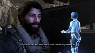 Echo 216 met The Weapon ( New AI)  cutscene | Halo Infinite