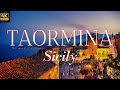 Taormina Italy, Taormina Sicily Aerial, Taormina 4k and Beautiful Drone Views !