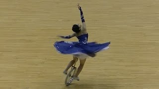 全日本一輪車競技大会 2016 ソロ 高校生以上 2nd place , 一輪車 演技 ( Unicycle freestyle solo Japan)