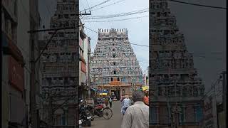 ஸ்ரீ ஜம்புகேஸ்வரர், அகிலாண்டேஸ்வரி திருக்கோவில் திருவானைக்காவல்,திருச்சி மேற்கு ராஜகோபுரம்#shorts