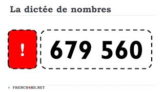 Learn French in 5 minutes I Numbers from 100 000 to 999 999 I Dictation #958