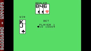 TI-99/4A - Blackjack & Poker © 1980 Texas Instruments - Gameplay