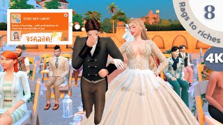 EP8|งานแต่งล่มจนได้!| Rags to riches in the sims4