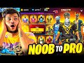 FREE FIRE NOOB TO PRO IN 9999 DIAMONDS💎 8MINS CHALLENGE -GARENA FREE FIRE