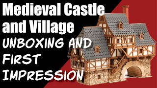 "I Build It" Medieval Fantasy Village and Castle Model Kits - Unboxing and First Impression