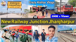 Jhanjharpur railway station || New railway station jhanjharpur vlogs