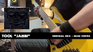 Tool - Jambi - Bass Cover (dingwall NG2 + quad cortex)