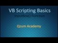 Vbscript InputBox Function