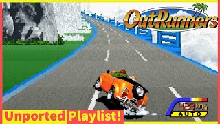 SEGA's Best 2D Arcade Racing Game? OutRunners Is a Hall of Fame Level GOOD Video Game! Long Play