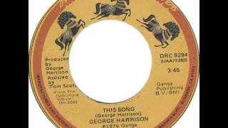 GEORGE HARRISON This Song 1976 HQ