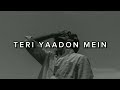 TERI YAADON MEIN - ( SLOWED AND REVERB )