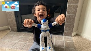 Kids fun! | unboxing | Toy review | Amazon Remote Control RC Programmable Robot for Kids. MUST SEE!