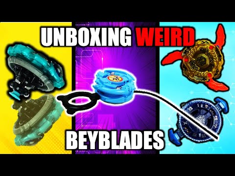I unboxed the weirdest beyblades…