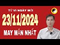 tử vi hàng ngày 23/11/2024 tuổi may mắn trong công việc