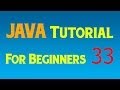 Java Tutorial for Beginners - 33 - More on methods 3