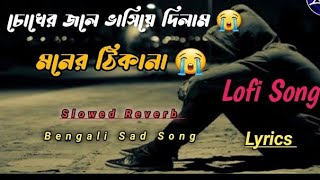 চোখের জলে ভাসিয়ে দিলাম | Chokher Jole Vasiye Dilam | Slowed And Reverb | Bangla Tendring Song #lofi