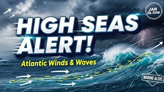 Atlantic Offshore Winds & High Seas Warnings: Jan 29, 2026 Marine Forecast